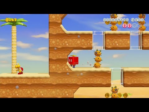 Super Mario Maker 2 - Pokey Pipe Sahara by Bährentz - No Commentary