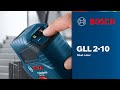 Nivel Láser BOSCH GLL 2-10 | Video