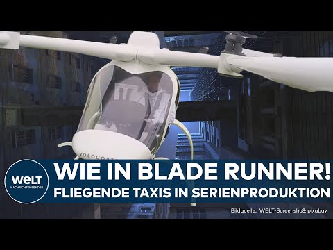 ZUKUNFT IST JETZT: Fliegende Autos! Flugtaxis von der Firma Volocopter heben ab!