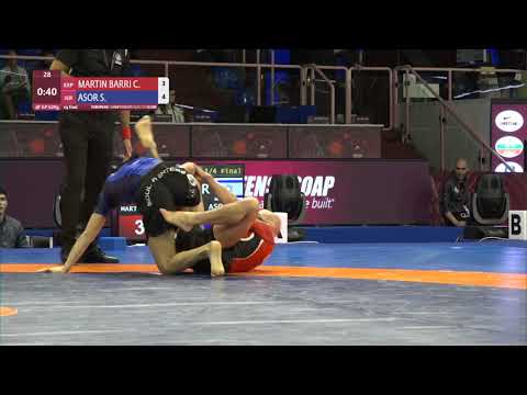 1/4 Men's GP No-Gi - 62 kg: C. MARTIN BARRI (ESP) v. S. ASOR (ISR)