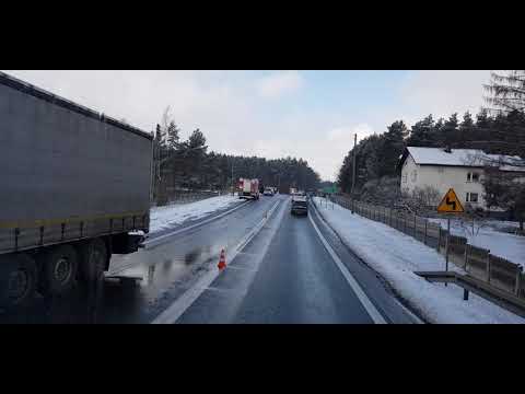 wypadek w Porębie 8.3.2021