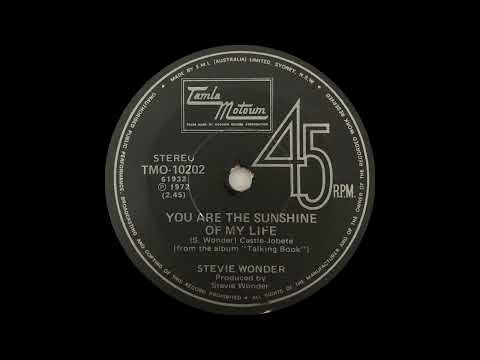 1973: Stevie Wonder - You Are the Sunshine of My Life - stereo 45