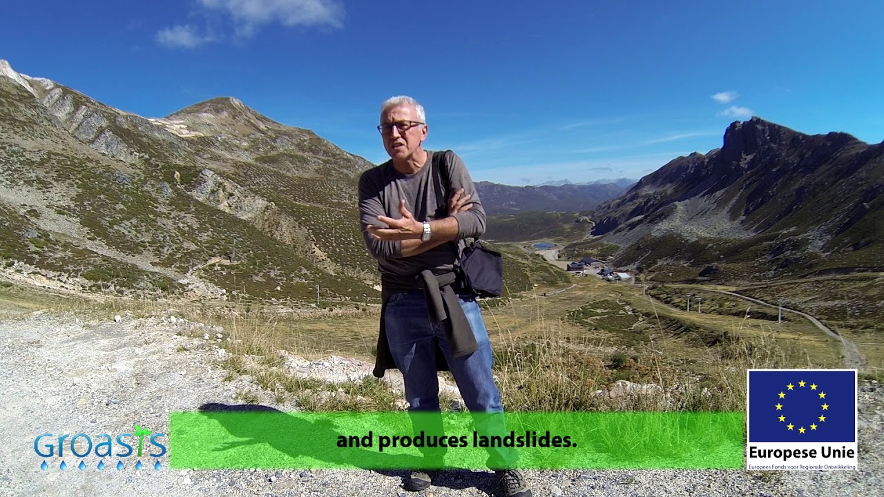 Reforestation of ski area San Isidro - preventing avalanches with planting trees