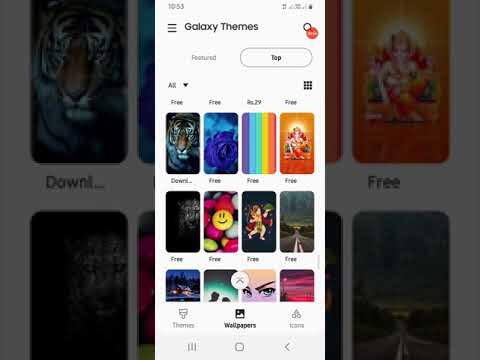how to set wallpaper to Samsung galaxy A10