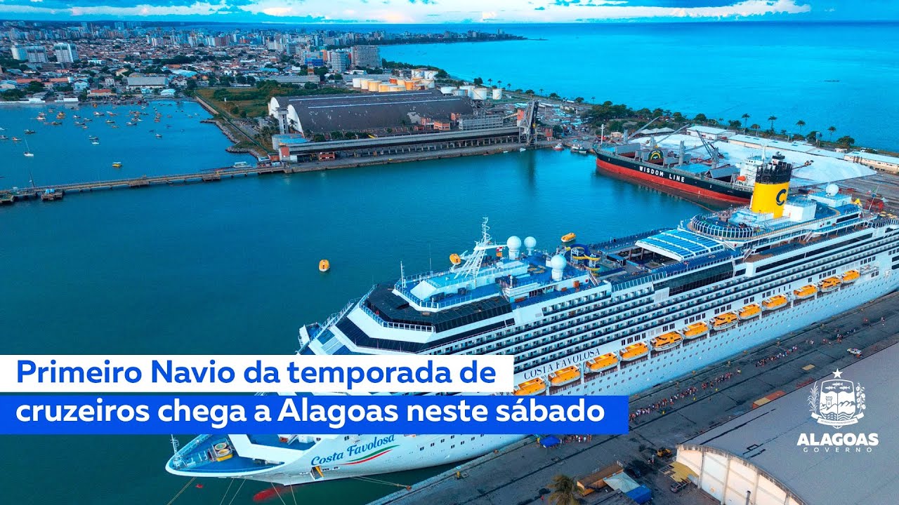 Começa temporada de cruzeiros em Alagoas