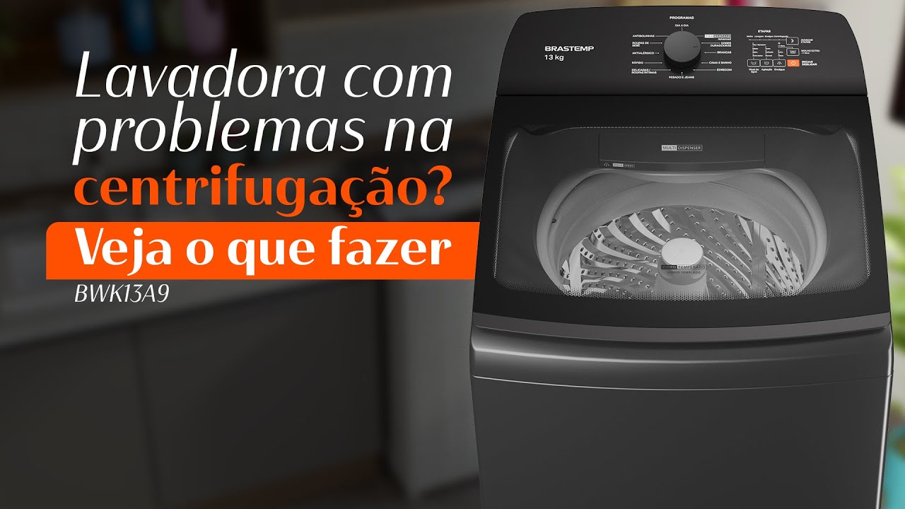 Problemas na centrifugação da Lavadora Brastemp? Veja o que fazer! |  #BrastempEnsina