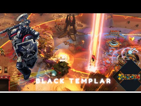 Black templars Vs Dark angel  3vs3 - No Limid Mod - Warhammer 40K Dawn Of War 3 EXTREAM BATTLE
