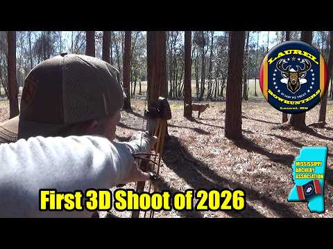 First 3D Archery Shoot of 2026 - Laurel Bowhunters