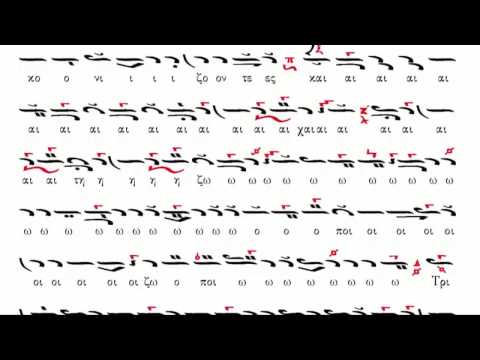 Heruvic glasul al II-ea plagal - Grigorie Protopsaltul - Manastirea Vatoped