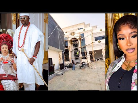 Too Much Money! Actress Lizzy Anjorin Builds One of Lekki’s Biggest Private Mansions