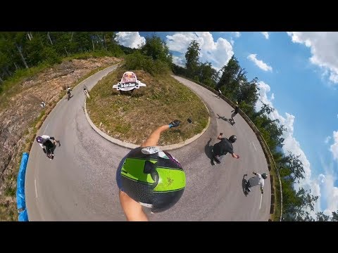 Extreme Downhill Longboarding in 360º - KnK Longboard Camp