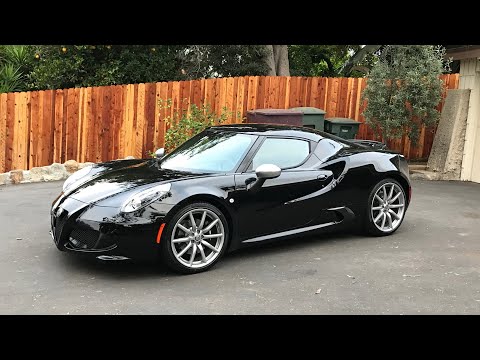 Getting In and Out of Alfa Romeo 4C