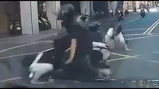 【車禍影片】鬼切真的會害s人（2024.07.05 新北市汐止區中興路