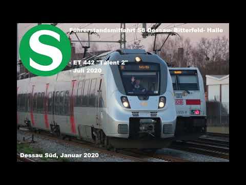 Führerstandsmitfahrt S8 Dessau - Bitterfeld - Halle (Juli 2020)