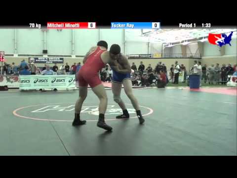 Mitchell Minotti vs. Tucker Ray at 2013 ASICS University Nationals - FS