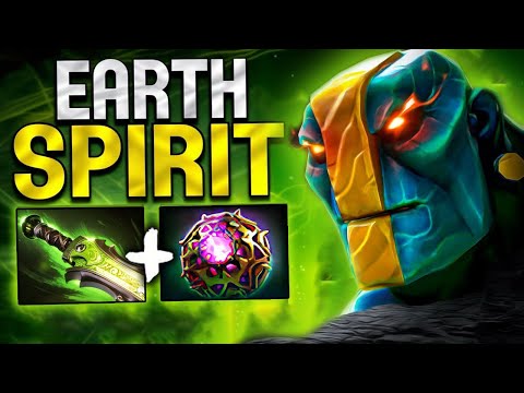 Earth Spirit Mid is back🔥🔥Ethereal Blade + Octarine Core Builds 30Kills | Dota 2