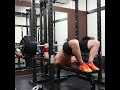 デクラインベンチプレス 170kg!!