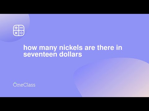 1st YouTube video about how many nickels are in 17 dollars