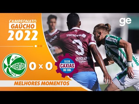 JUVENTUDE 0 X 0 CAXIAS | MELHORES MOMENTOS | 9ª RODADA GAÚCHO 2022 | ge.globo