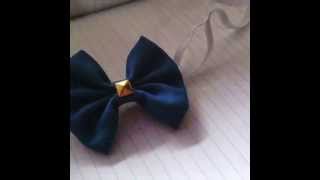 preview picture of video 'BOW-TIE ( SAFETY PINS, NECK BOW-TIES AND A HAIRCLIP)'