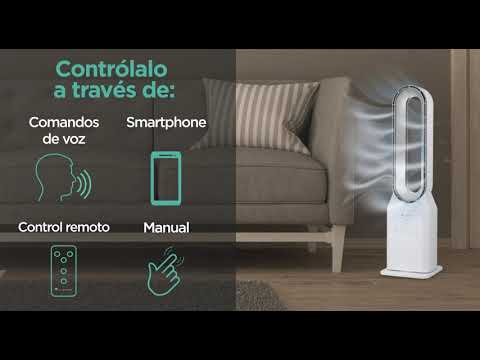 thumbnail video image 2 of Ventilador Inteligente Lloyd's WiFi Blanco, 2 of 5