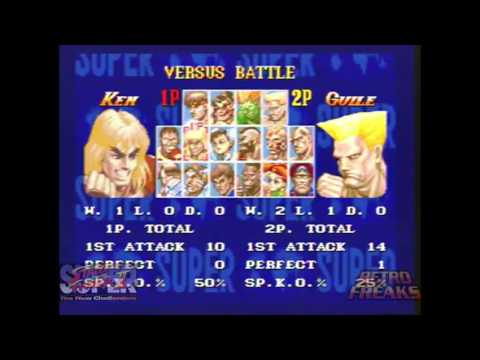 RETAS RETRO FREAKS - SUPER STREET FIGHTER II - SEGA GENESIS