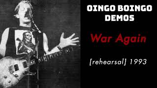 War Again  - 1993 (Rehearsal) | Rare Oingo Boingo