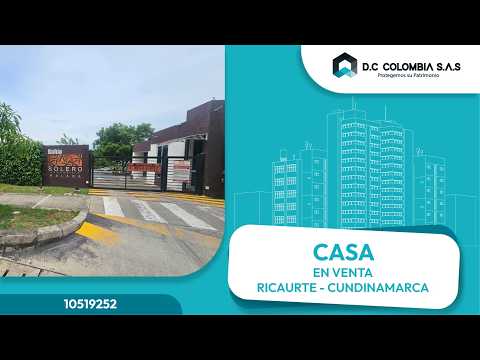 Casa en Venta en el Condominio Malaga en Ricaurte - Cundinamarca