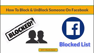 How to Block & Unblock Someone on Facebook App