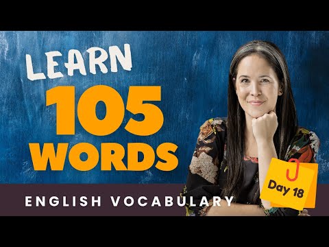 LEARN 105 ENGLISH VOCABULARY WORDS | DAY 18
