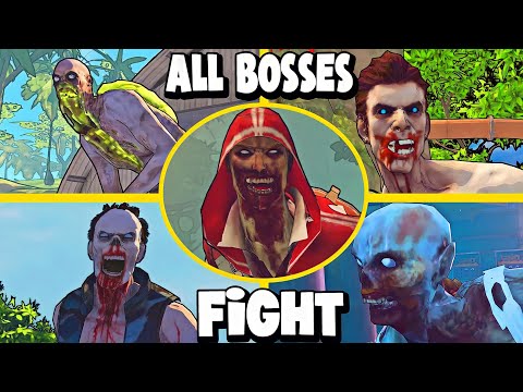 ALL BOSSES FIGHT - ESCAPE DEAD ISLAND (WITH CUTSCENES) [FULL HD]