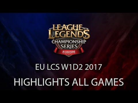 Misfits vs Giants, UOL vs Vitality - Highlights EU LCS Spring 2017 Week 1 Day 2 All Games