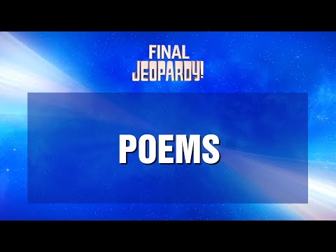 Final Jeopardy!: Poems | JEOPARDY!