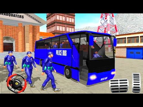 US Police Bus Mountain Driving Simulator - Police Bus Games - Android Gameplay