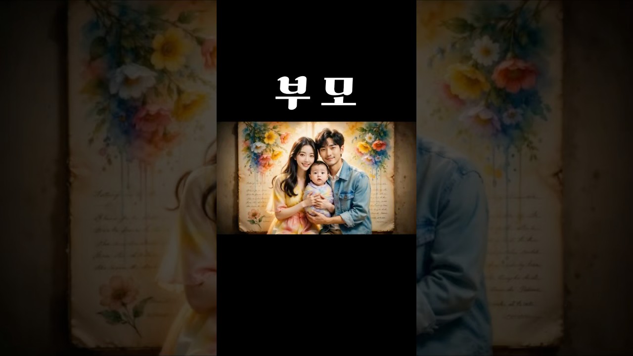 "엄마도 아빠도 꿈이 있었을 텐데..." 👨‍👩‍👦