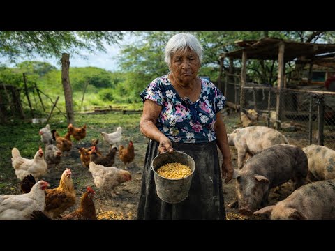 A sus 79 AÑOS vive SIN LUZ en el MONTE y le roban sus gallinas