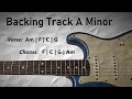 Rock Pop BACKING TRACK In Am 95 BPM Guitar Backing Track