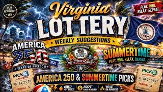 Virginia Lottery Weekly Suggestions 🐔 July Week Five 2026