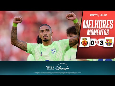 Gols e lances de Mallorca x Barcelona