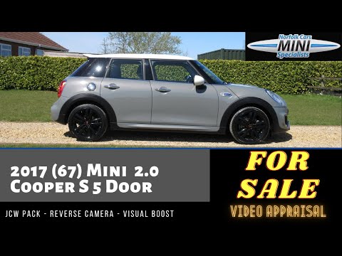 2017 Mini Cooper S 5 Door JCW Pack Moonwalk Grey