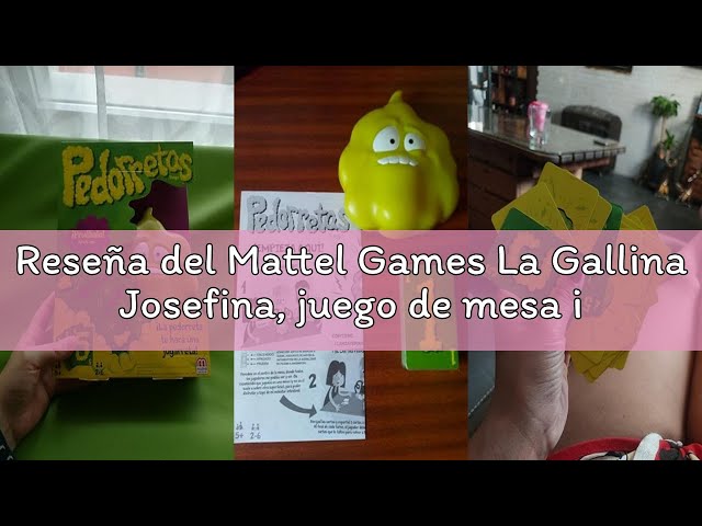 Vídeo relacionado con Mattel Games La Gallina Josefina, juego de mesa infantil, +4 años, versión español (FRL14)