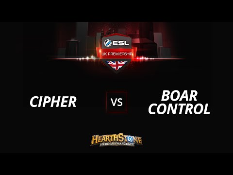Cipher vs Boar Control - Week 5 #ESLPrem Spring 2016