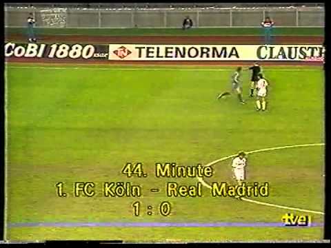 UEFA Cup 1985-86 FINAL 2nd Leg: Fc Köln x Real Madrid