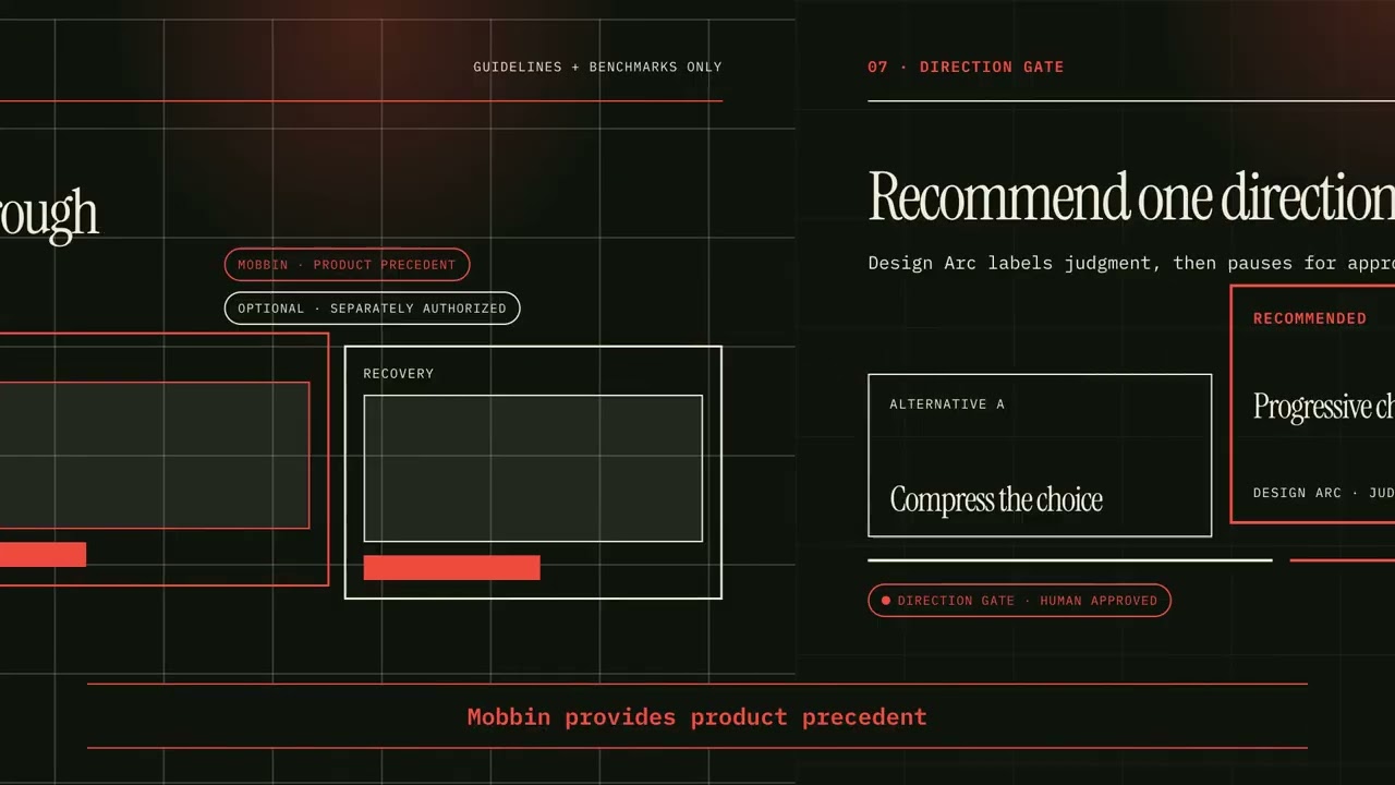 Design Arc product demo thumbnail — opens YouTube