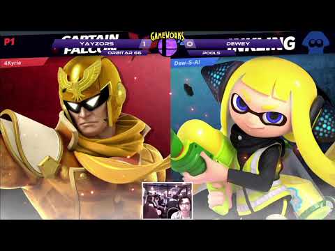 Yayzors (Lucas, Captain Falcon) vs. Dewey (Inkling) - Orbitar 66 - Pools