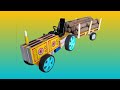 How To Make Matchbox Tractor With Long Trolley Battery Operated Tractor And Trolley