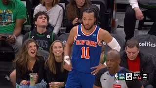 Jalen Brunson has courtside girls ready to risk it all for him 😂
