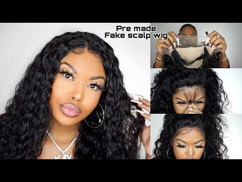 Malaysian Virgin Hair Loose Wave 13x4 Lace Front Wig 18inch 150 Density