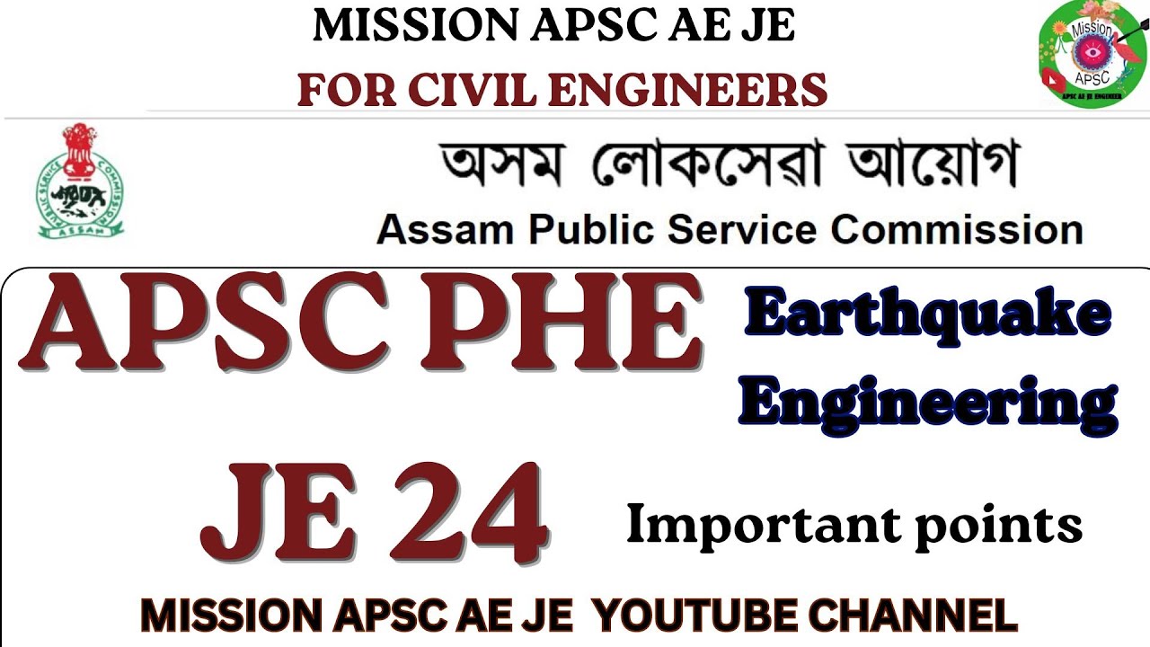𝐄𝐚𝐫𝐭𝐡𝐪𝐮𝐚𝐤𝐞 𝐄𝐧𝐠𝐢𝐧𝐞𝐞𝐫𝐢𝐧𝐠 𝐈𝐦𝐩𝐨𝐫𝐭𝐚𝐧𝐭 𝐩𝐨𝐢𝐧𝐭𝐬 𝐅𝐨𝐫 𝐀𝐏𝐒𝐂 𝐏𝐮𝐛𝐥𝐢𝐜 𝐇𝐞𝐚𝐥𝐭𝐡 𝐄𝐧𝐠𝐢𝐧𝐞𝐞𝐫𝐢𝐧𝐠  𝐉𝐄 𝐄𝐗𝐀𝐌 #𝐀𝐏𝐒𝐂𝐉𝐄#𝐀𝐏𝐒𝐂