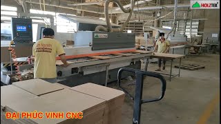 Cặp Máy Dán Cạnh Holztek Pro-610AH vs Pro-610A dán tuyệt đẹp siêu nhanh 👍